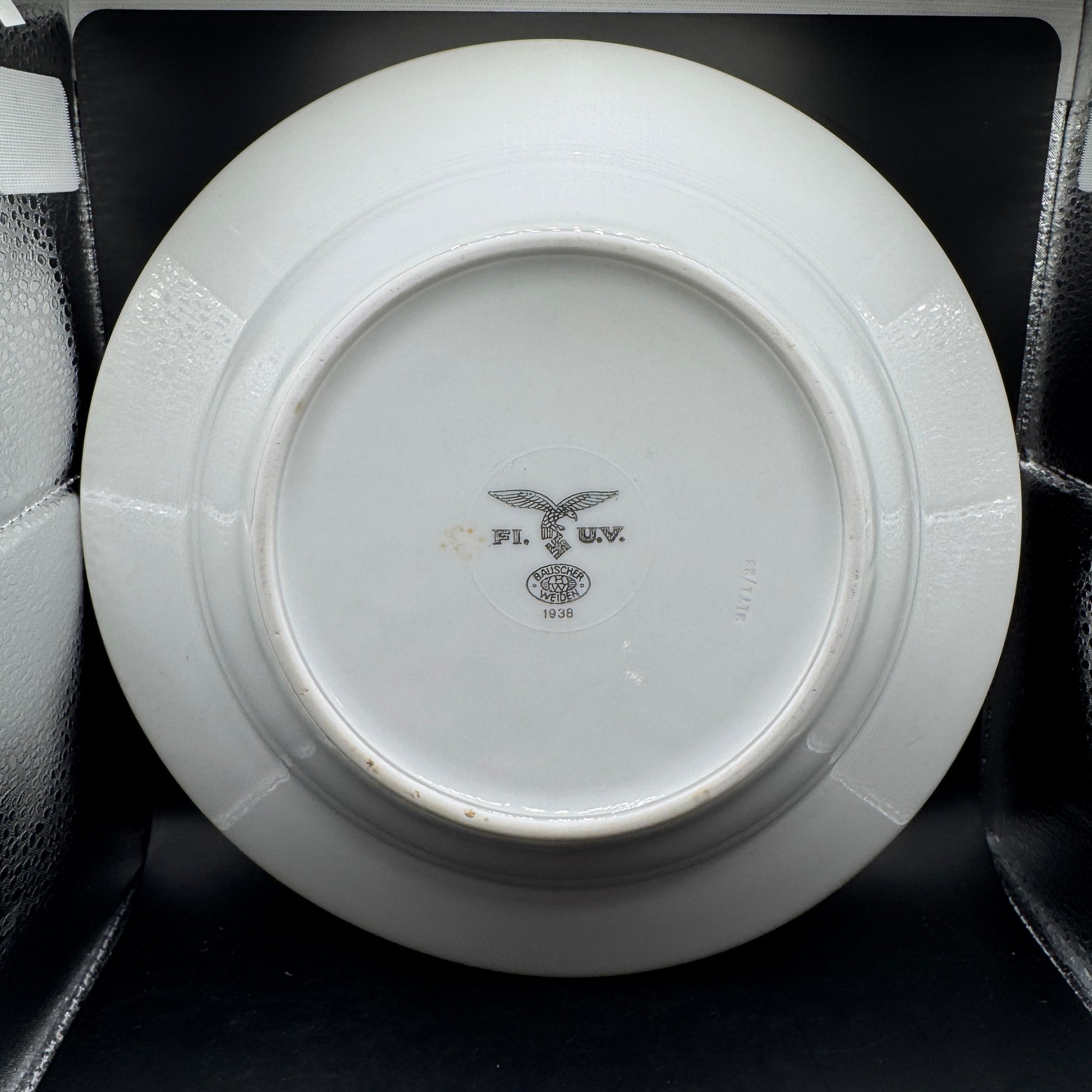 WW2 original artifact – Luftwaffe coffee cup 1938 Heinrich & Co. – interior page