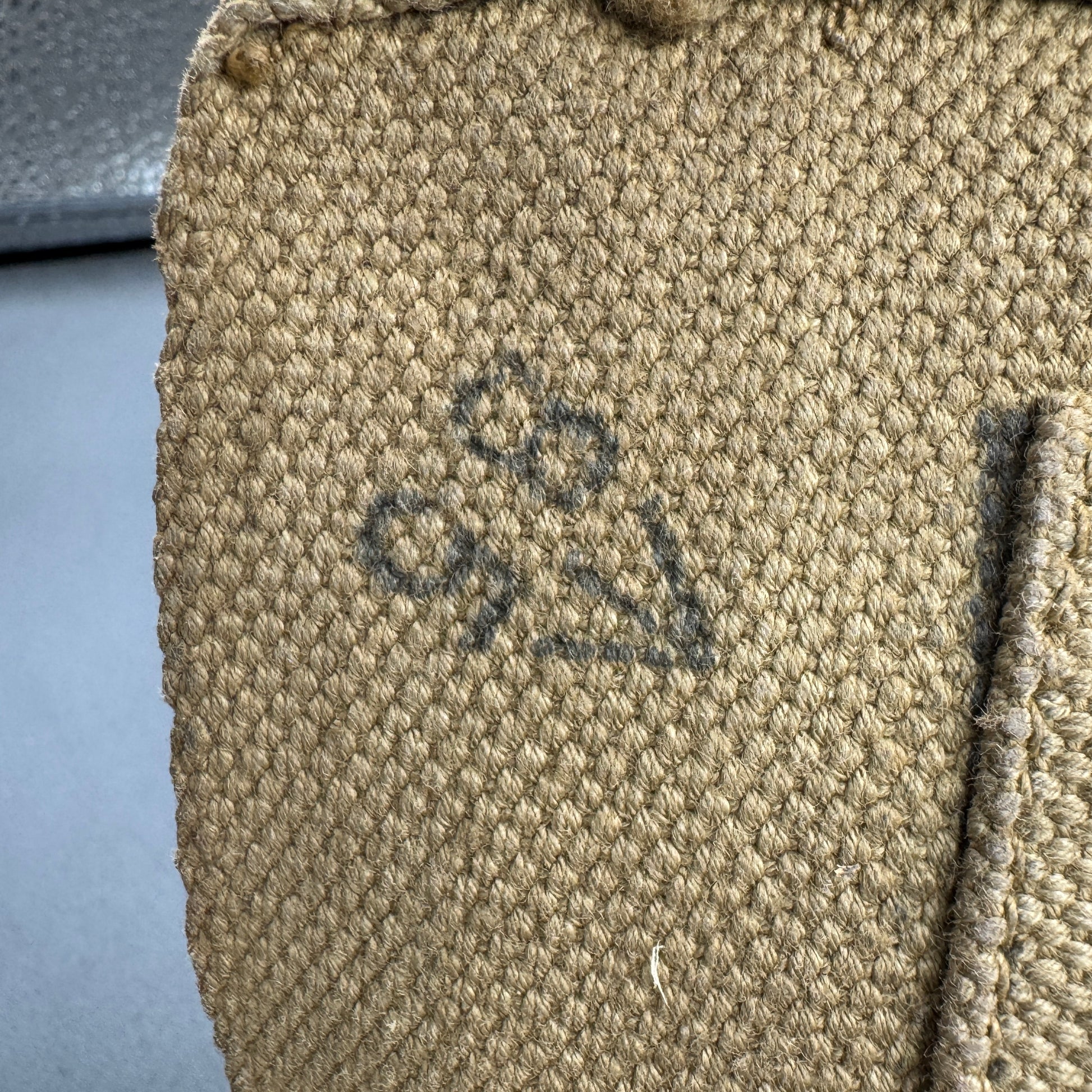 WW2 original artifact – British WWII Officer Map Case: WW2 Dated 1944 – interior page