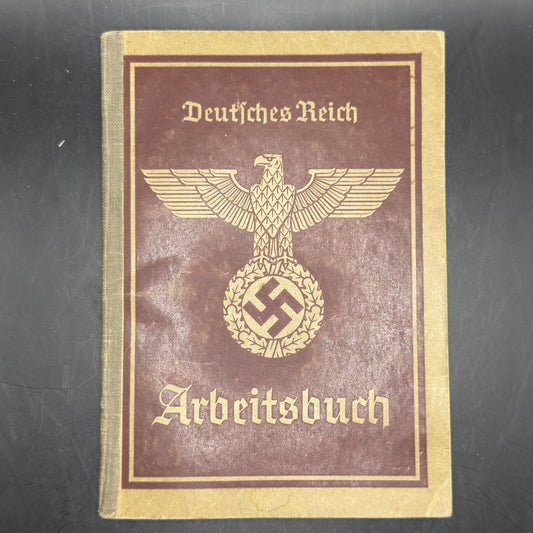 WW2 original artifact – Arbeitsbuch Rheinmetall – AxisArtifacts
