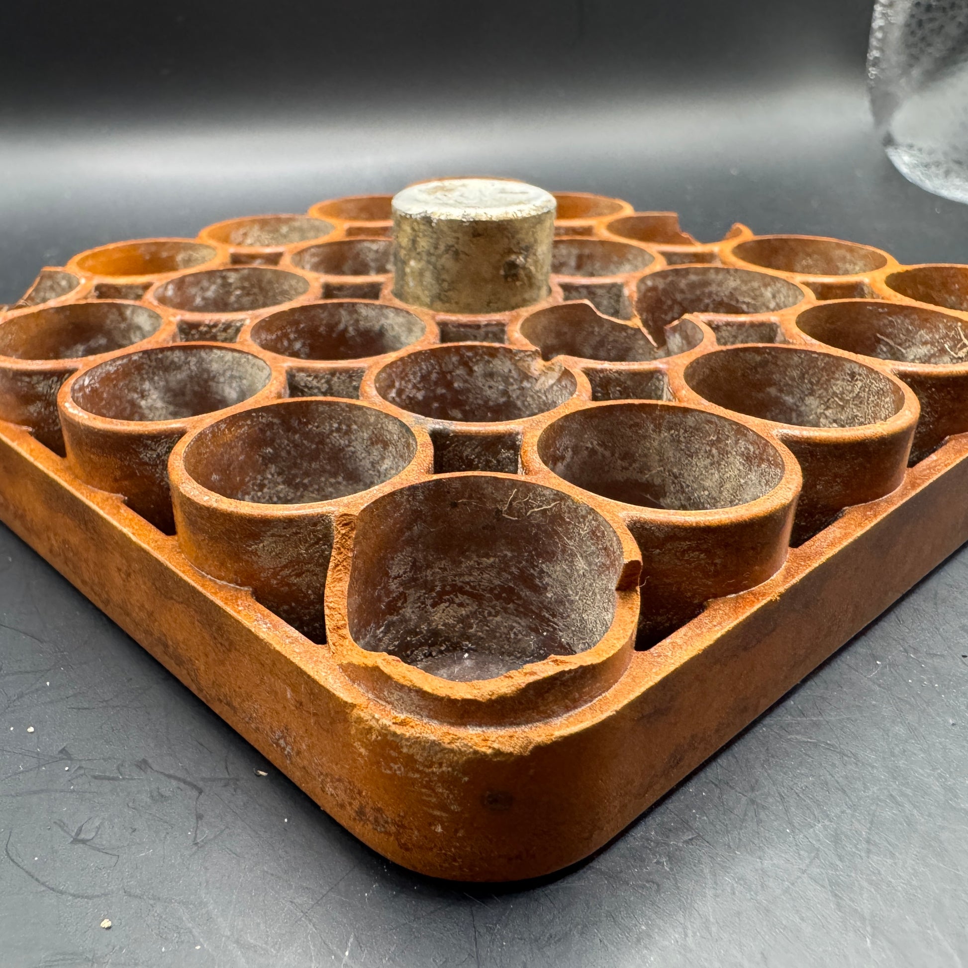 WW2 original artifact – German 'kl.Zdlg.34' Bakelite Fuse Storage Container – interior page