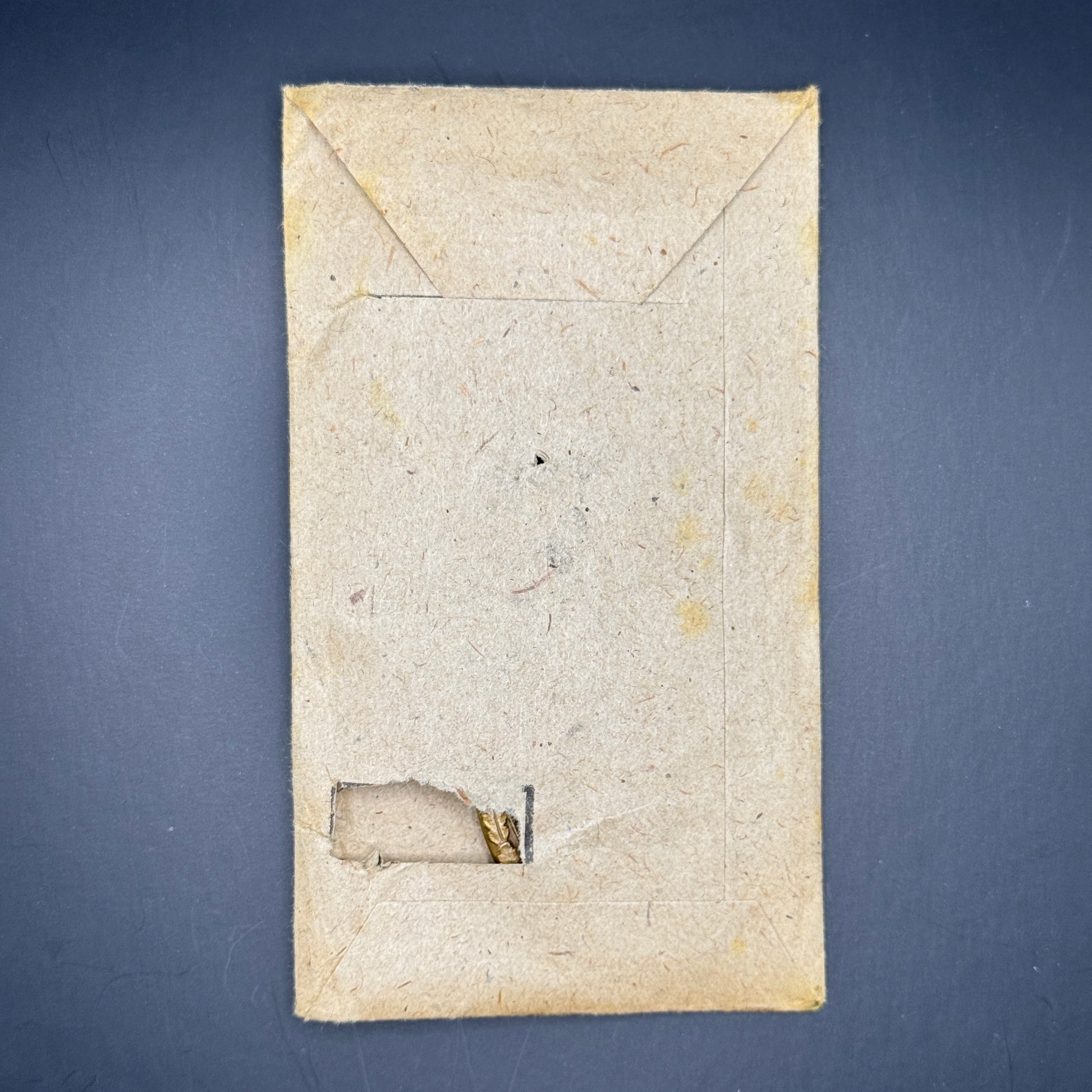 WW2 original artifact – Westwall medal with packet – interior page