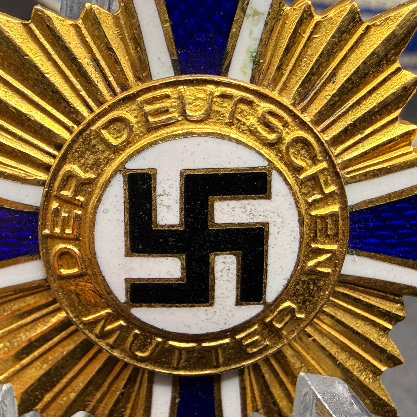 WW2 original artifact – Mutter Kreuz Gold – interior page