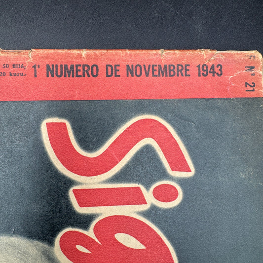 WW2 original artifact – Signal Nov 1943 – interior detail