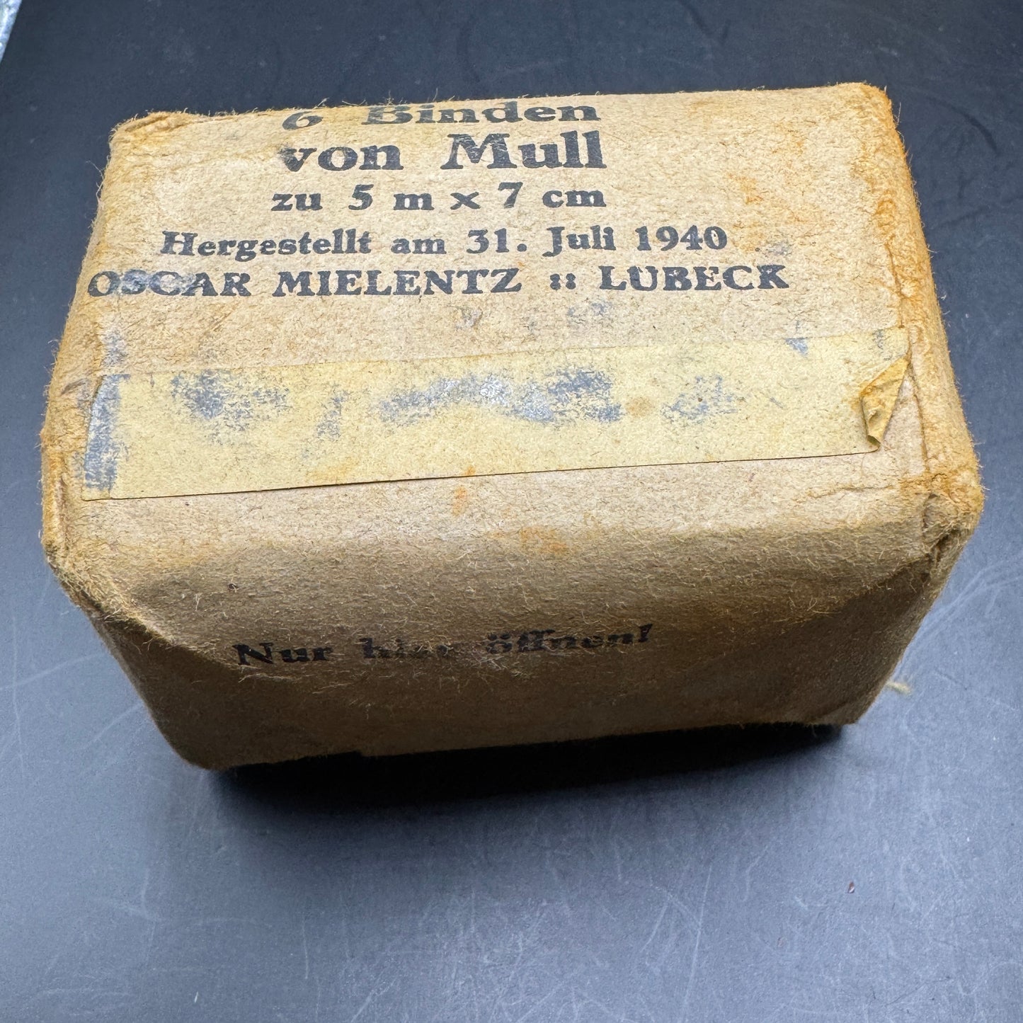 WW2 original artifact – German WW2 DRK Medic Pouch with Supplies 1939 – interior page