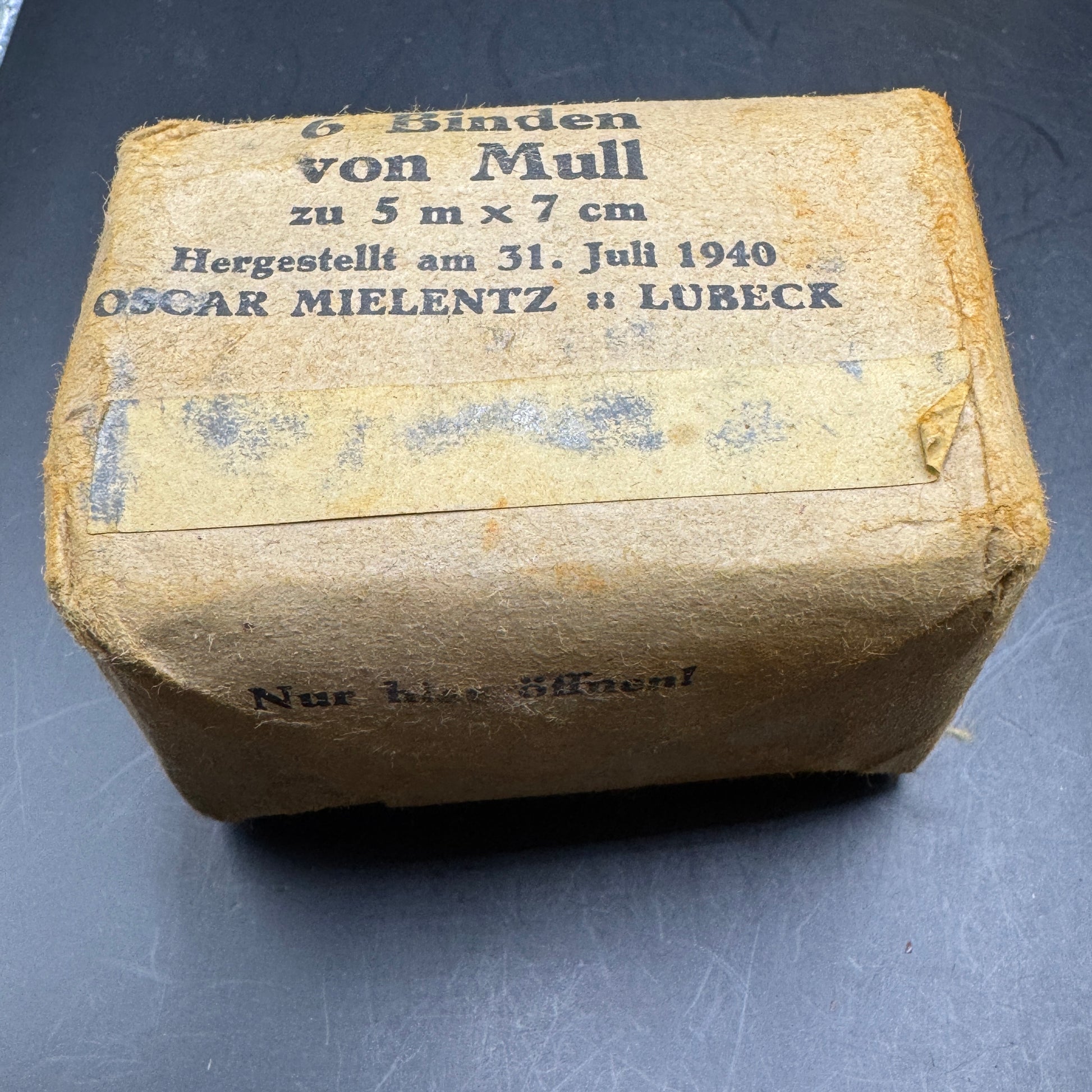 WW2 original artifact – German WW2 DRK Medic Pouch with Supplies 1939 – interior page