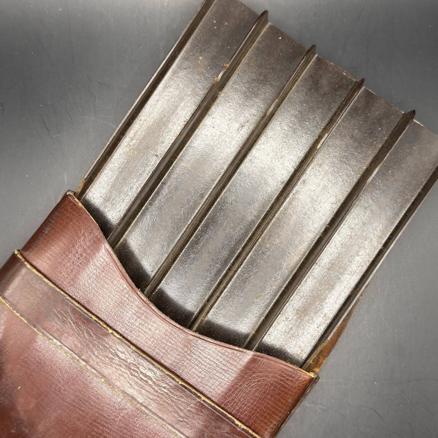 WW2 original artifact – SA Sturm Abteilung Cigar Case – interior page