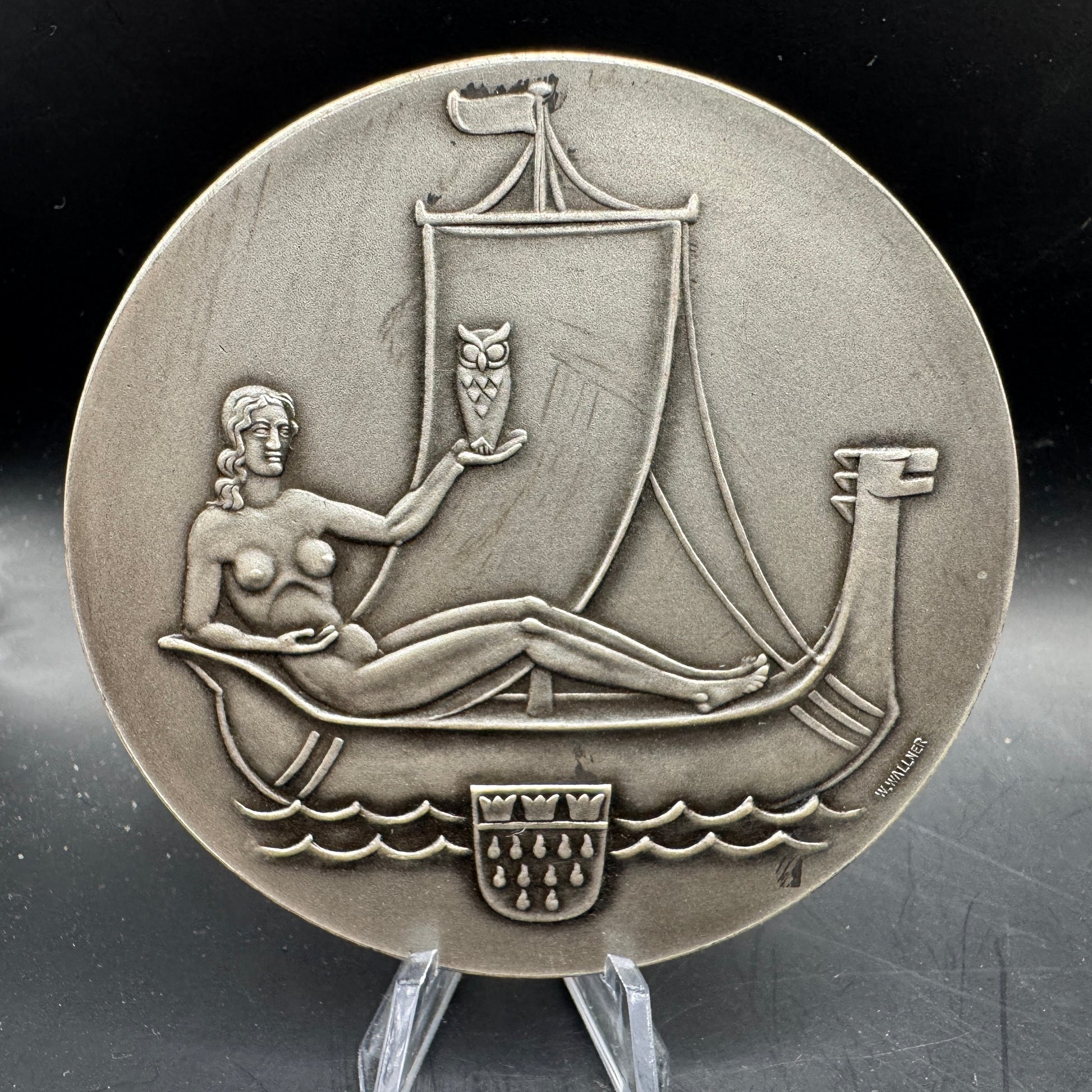 WW2 original artifact – Extremely rare!! Plaque Universität der Hansestadt Köln 1388 - 1938 – AxisArtifacts