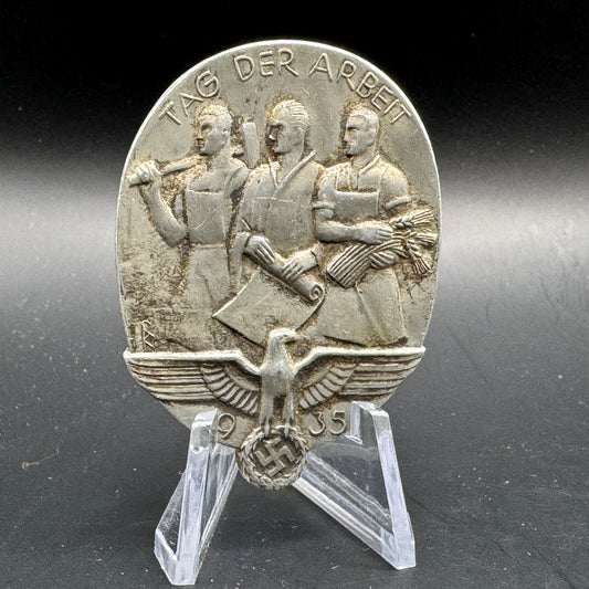 WW2 original artifact – Tag der Arbeit 1935 C.Th. Dicke – AxisArtifacts