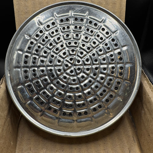 WW2 original artifact – MINT German Civil Gasmask filter in original box – interior detail