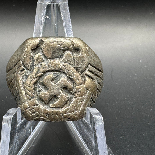 WW2 original artifact – Hitler Youth Leaders' ring 21mm – AxisArtifacts
