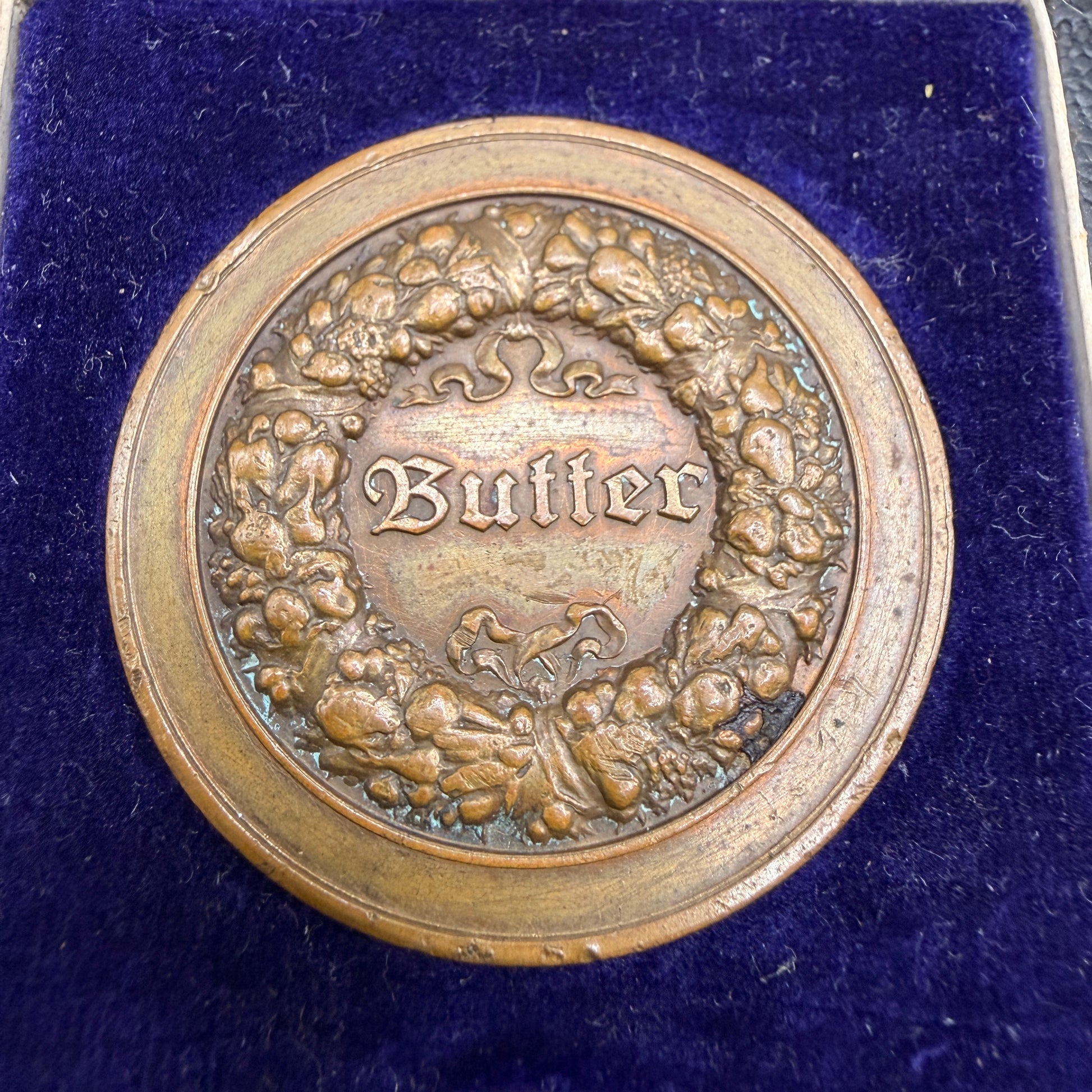 WW2 original artifact – Blut und Boden Erfurt 1934 Butter 38mm – interior title page