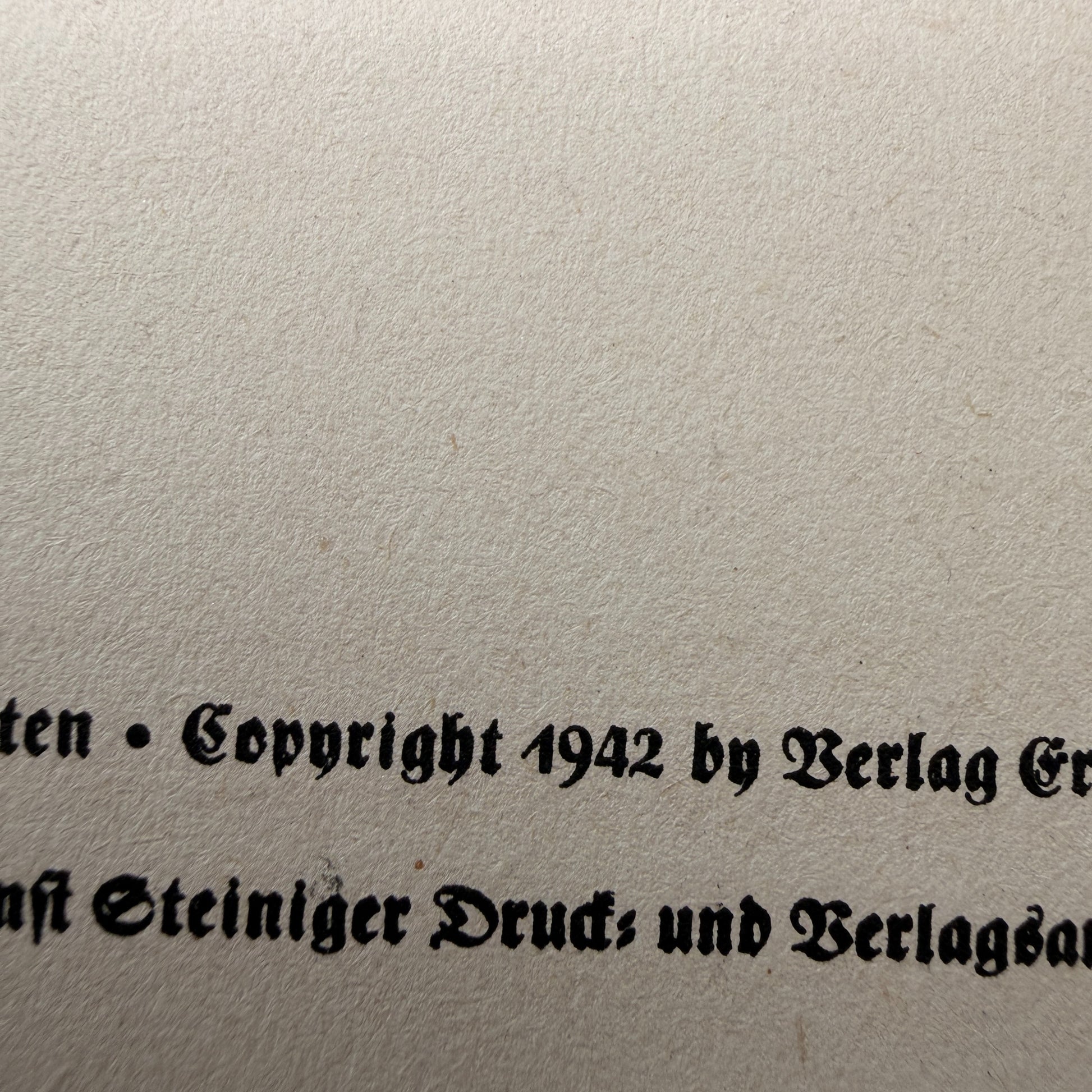 WW2 original artifact – Panzerjäger nach Vorn! 1942 – interior page