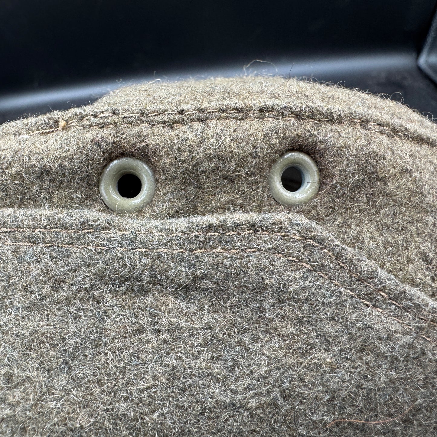 WW2 original artifact – RAD EM/NCO's overseas cap – interior page