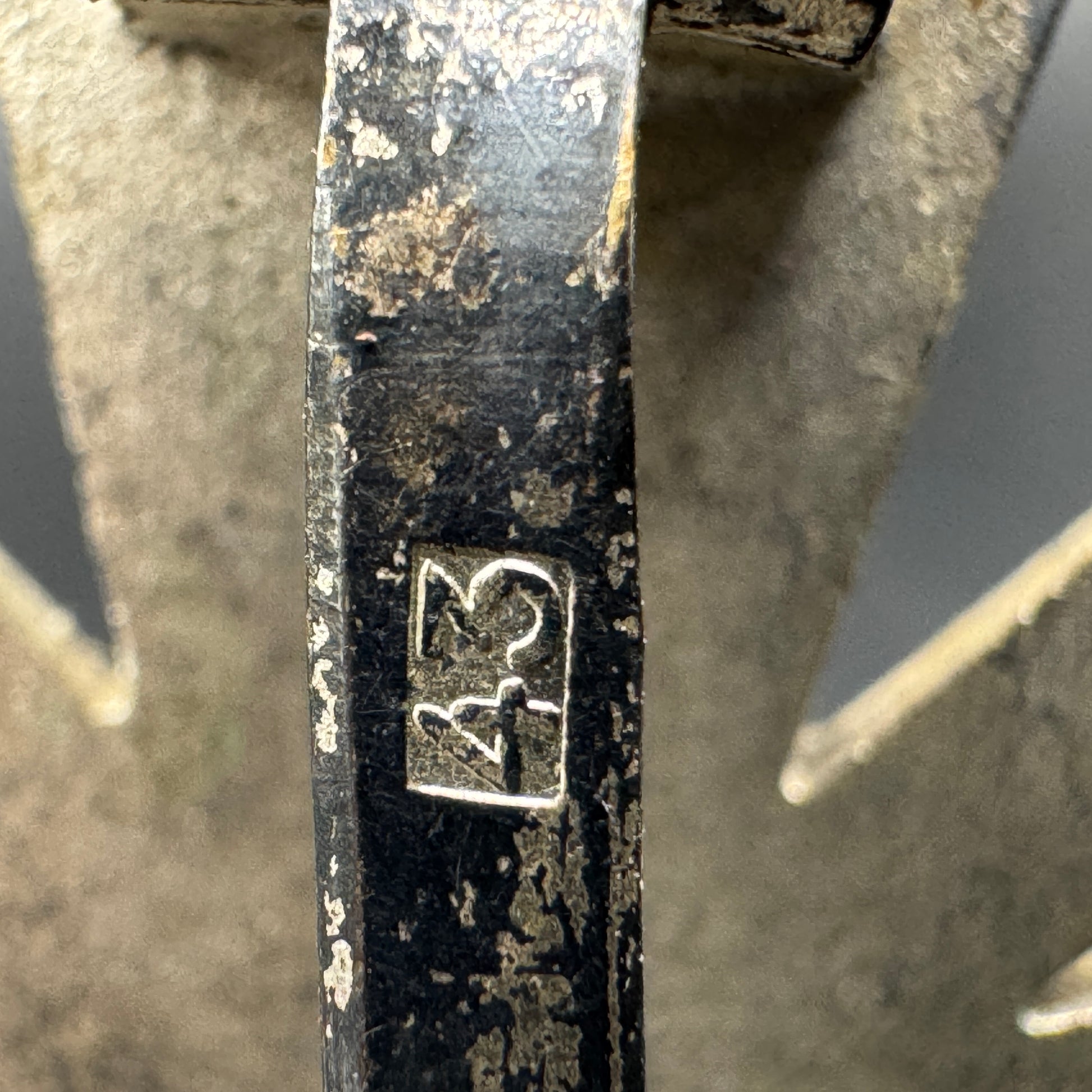 WW2 original artifact – Kriegsverdienstkreuz 1st class with swords maker marked – interior page