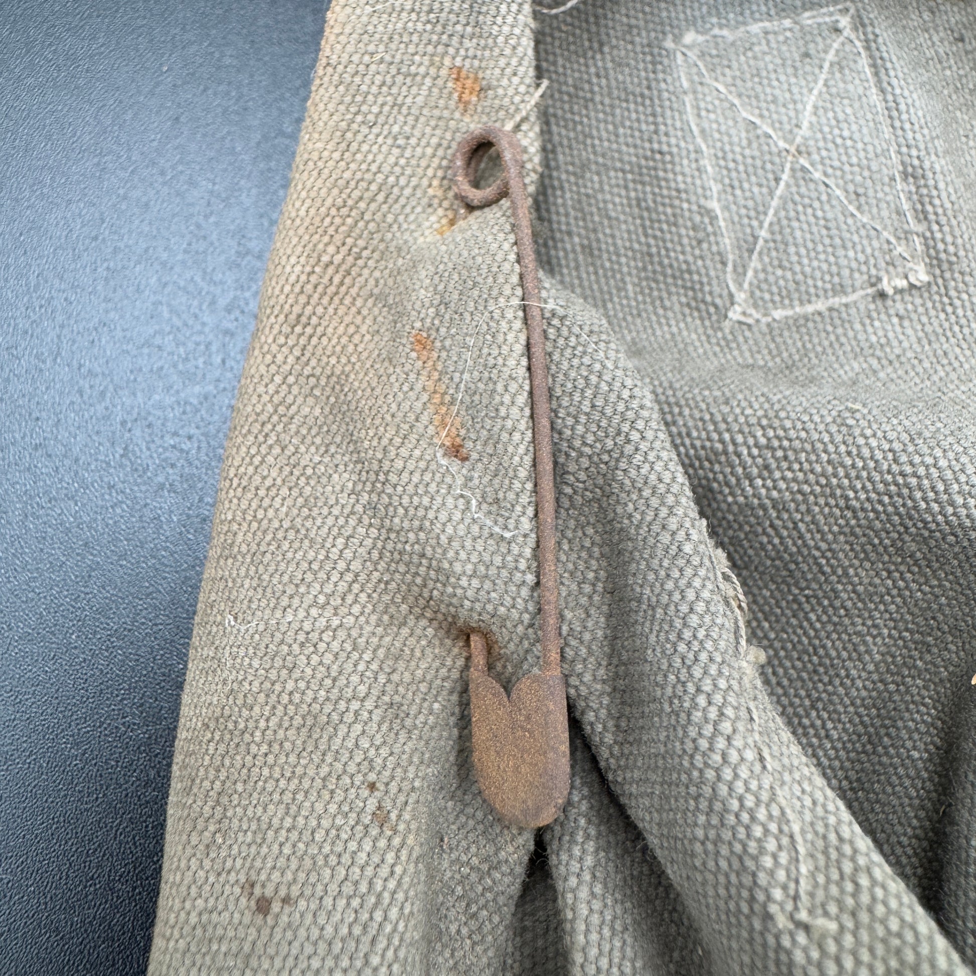 WW2 original artifact – Hitler Jugend Bread bag – interior page