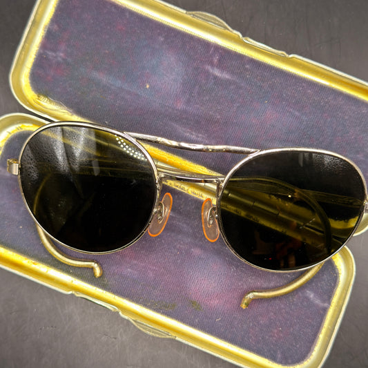 WW2 original artifact – Original 1950s RAF Type G Sunglasses – AxisArtifacts