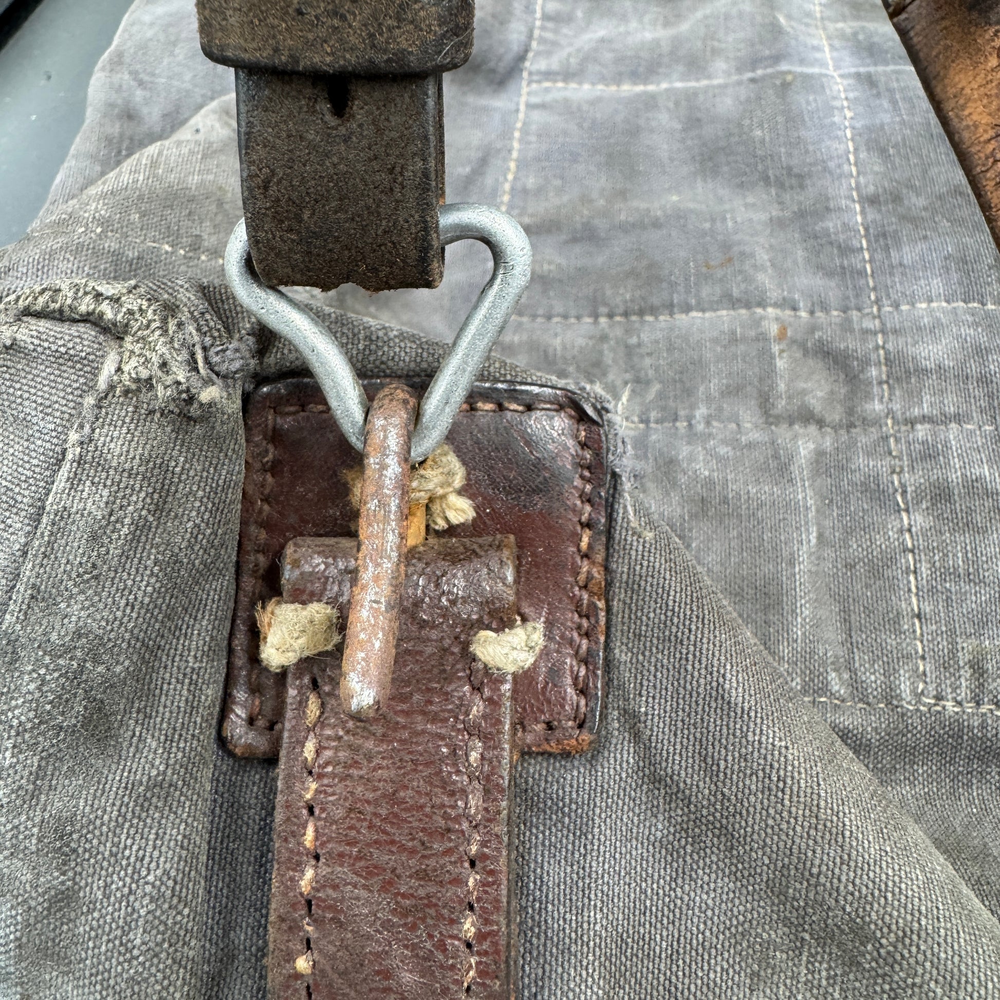 WW2 original artifact – Luftwaffe Rücksack – interior page