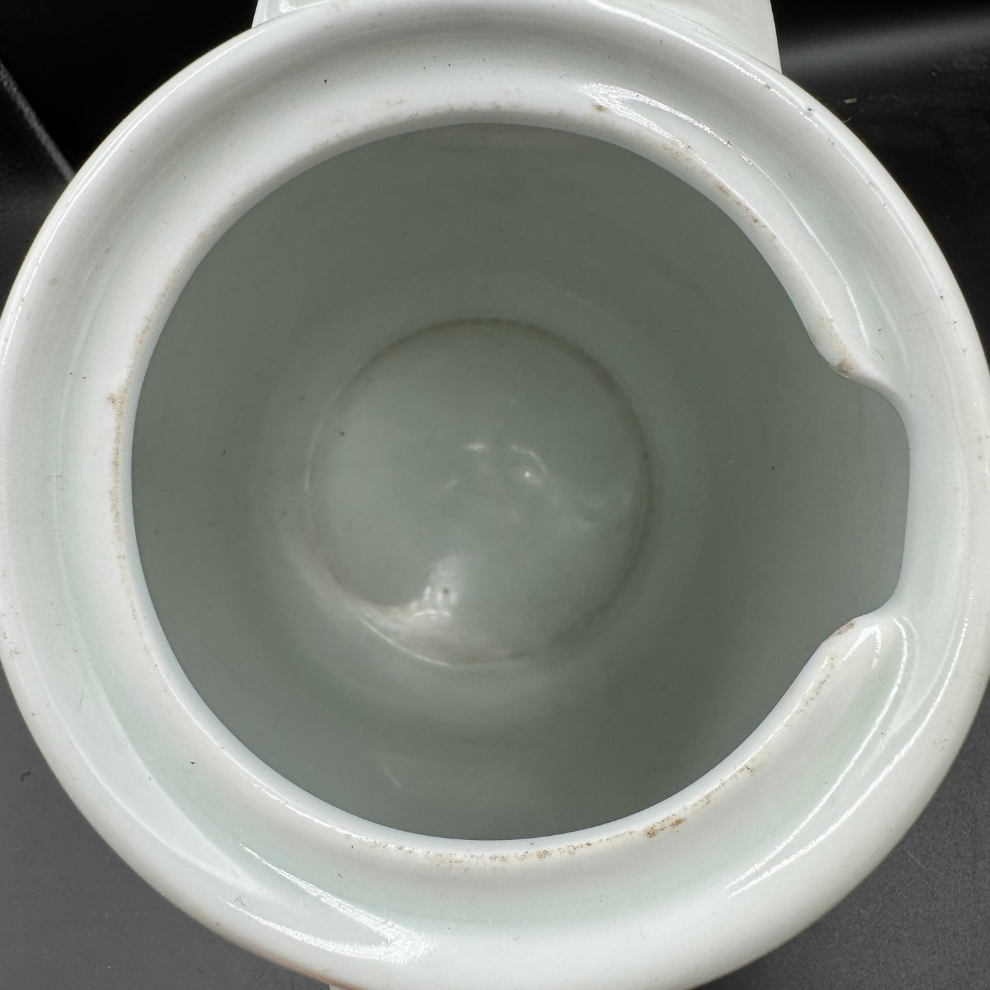 WW2 original artifact – Porcelain coffee pot FLUV Bavaria 1942 – interior page