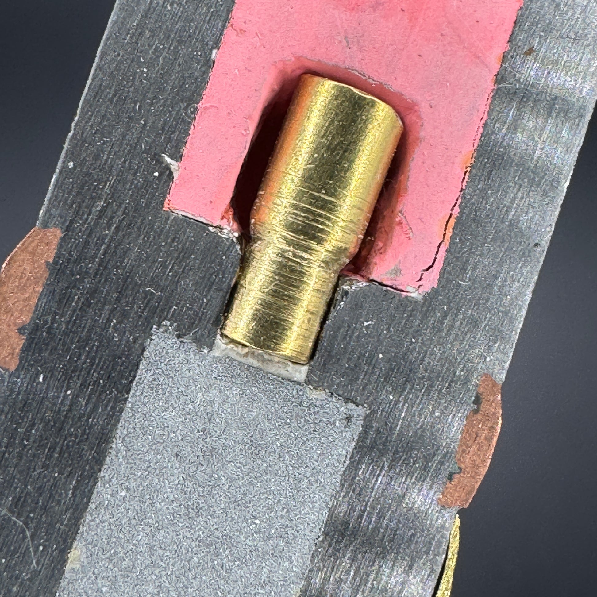 WW2 original artifact – 20mm FLAK High-Explosive Round with Dissected Tracer – interior page