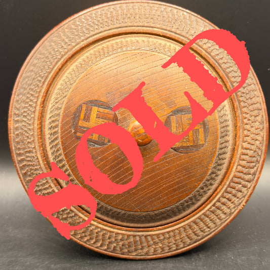 WW2 original artifact – WW2 wooden container with lid and swastika – AxisArtifacts