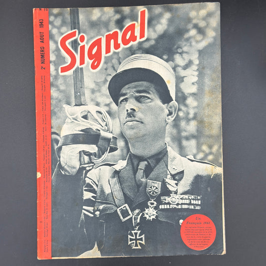WW2 original artifact – Signal Aug 1943: French edition! – AxisArtifacts