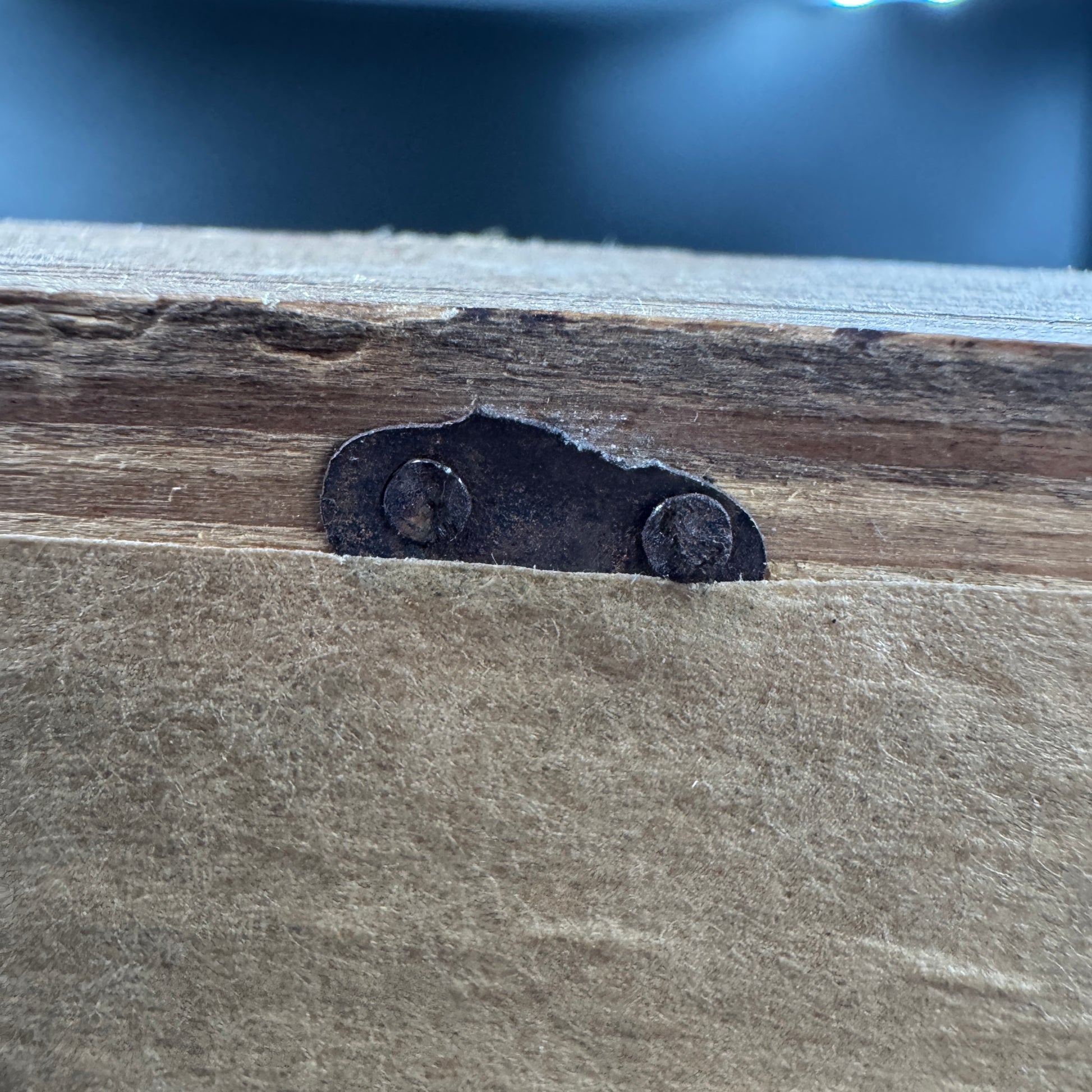 WW2 original artifact – Wehrmacht Non-Commissioned Officer Photograph in Elegant Wooden Frame – interior page