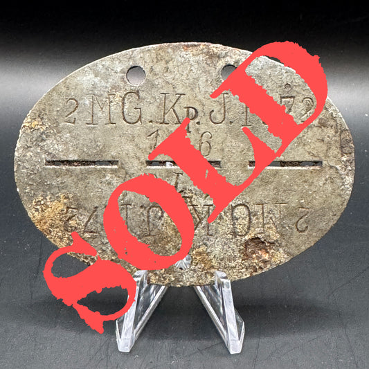 WW2 original artifact – EKM 2nd MachinenGewehr Kompanie Infanterie Regiment 72 – AxisArtifacts