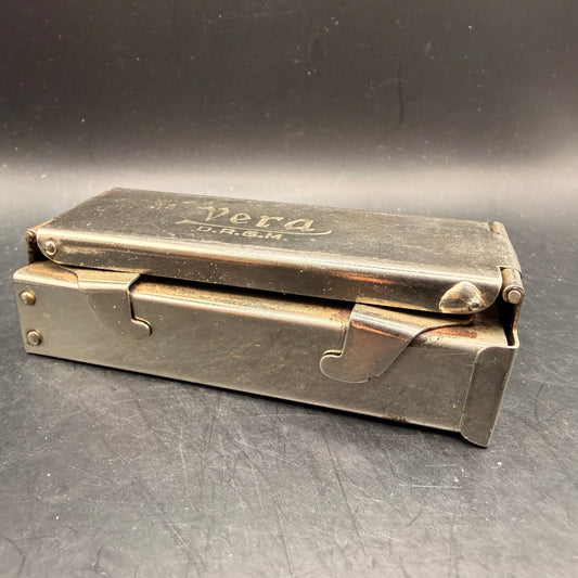 WW2 original artifact – Original German WWII Medical Sterilizer D.R.G.M – interior detail