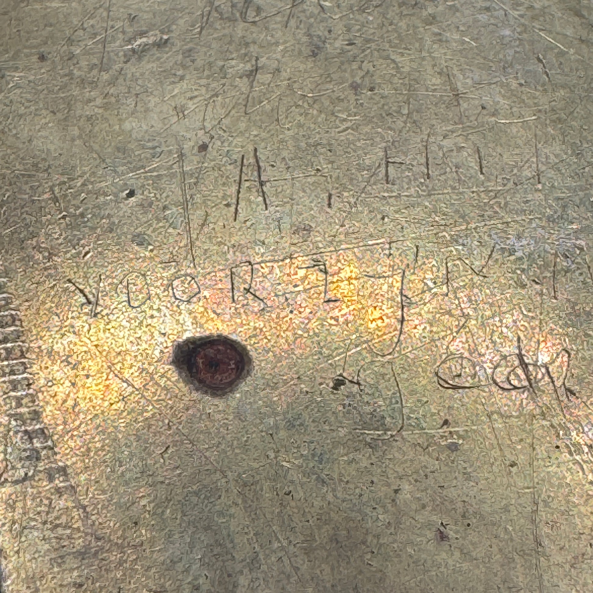 WW2 original artifact – Reichsadler wax seal stamp – interior page