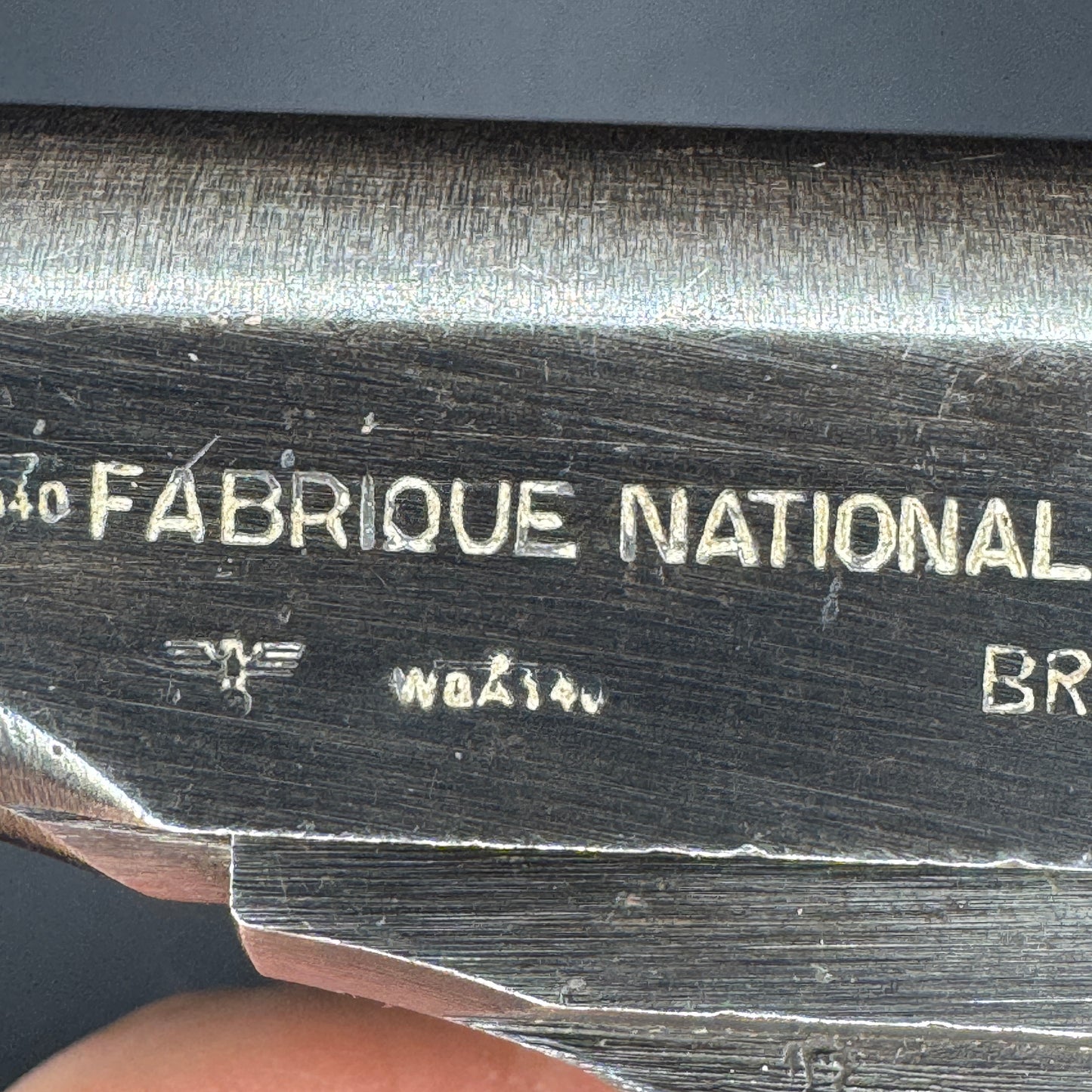 WW2 original artifact – FN Browning 1922 .32 ACP Semi-Auto Pistol – interior page