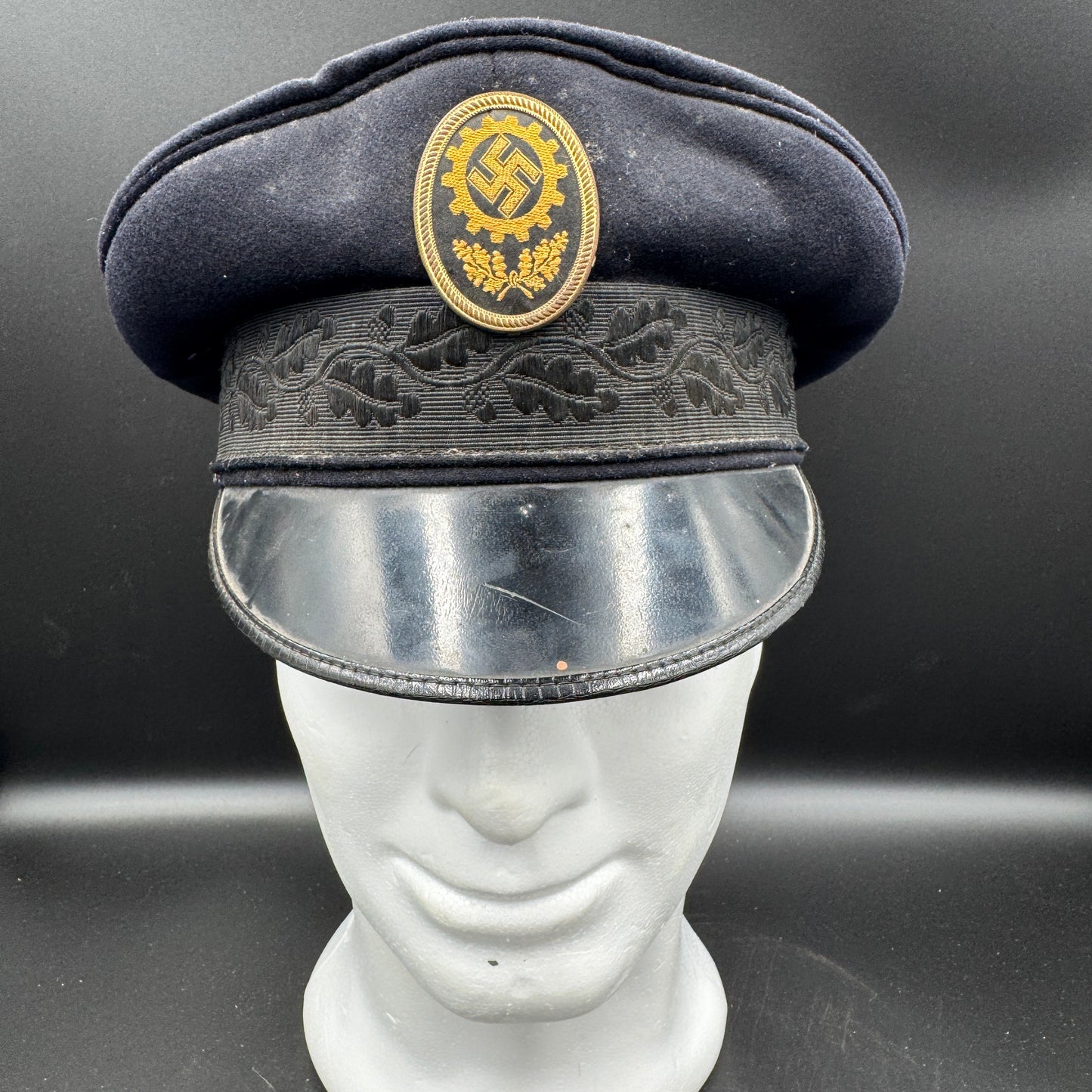 WW2 original artifact – DAF Visor Cap – AxisArtifacts