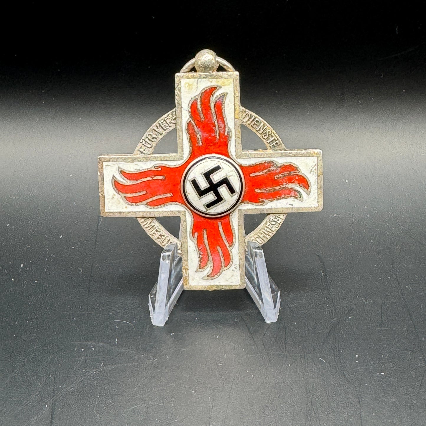 WW2 original artifact – Feuerwehrehrenzeichen 2. Stufe, Hst. 60 – AxisArtifacts