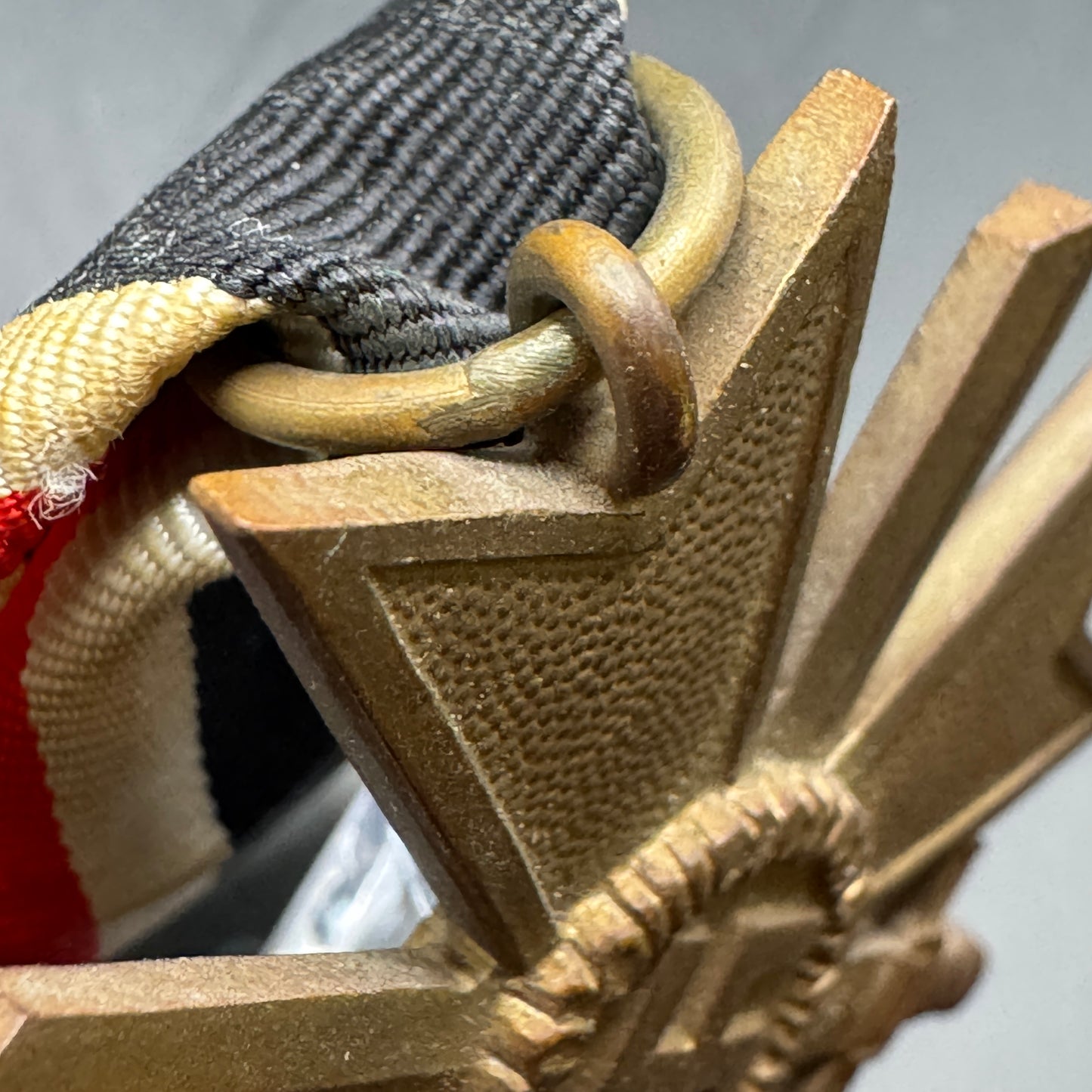 WW2 original artifact – Kriegsverdienst Kreuz mit Schwerten – interior title page