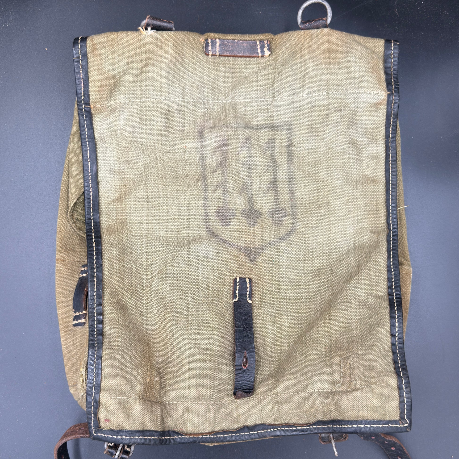 WW2 original artifact – Wehrmacht backpack Tornister by Franz Brehme 1942 – AxisArtifacts