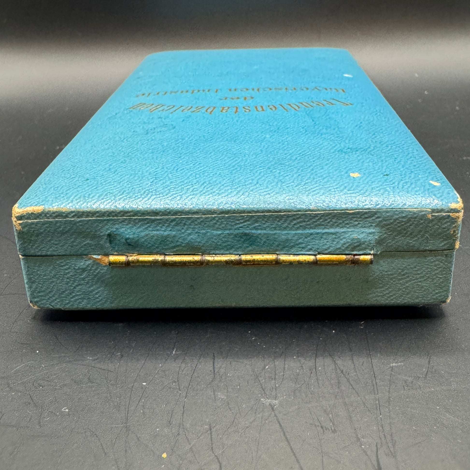 WW2 original artifact – Treudienstabzeichen der Bayerischen Industrie – interior page