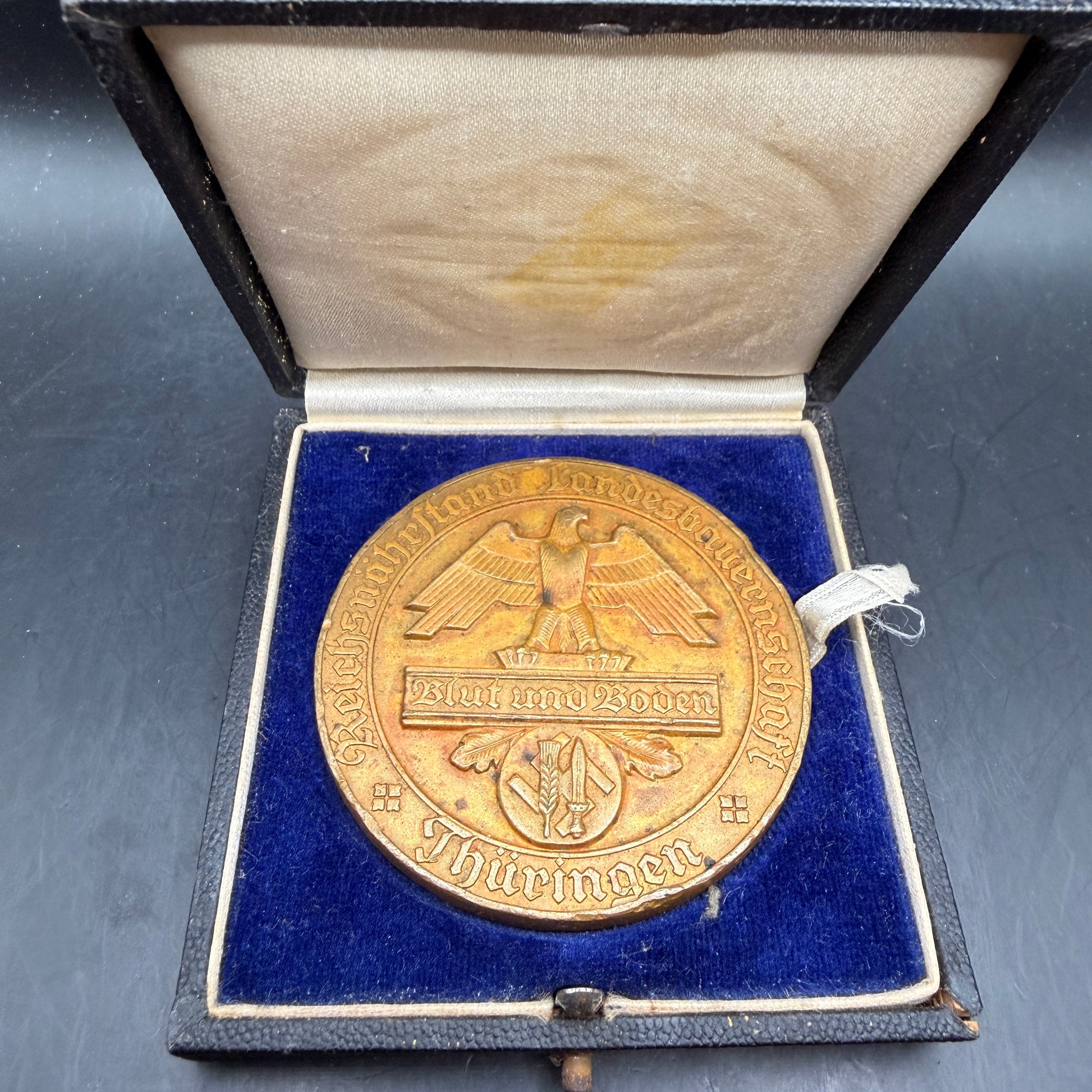 WW2 original artifact – Blut und Boden Thüringen 60mm – AxisArtifacts