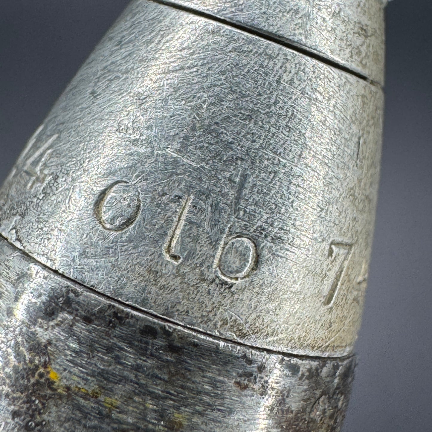 WW2 original artifact – 20mm FLAK High-Explosive Round with Dissected Tracer – interior page