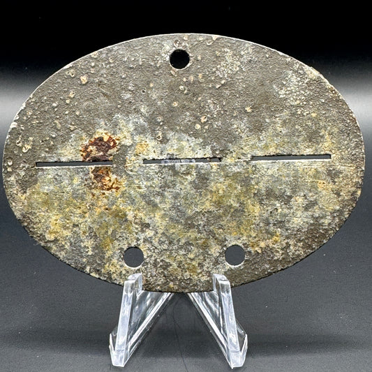 WW2 original artifact – Erkenungsmarke RAD – interior detail