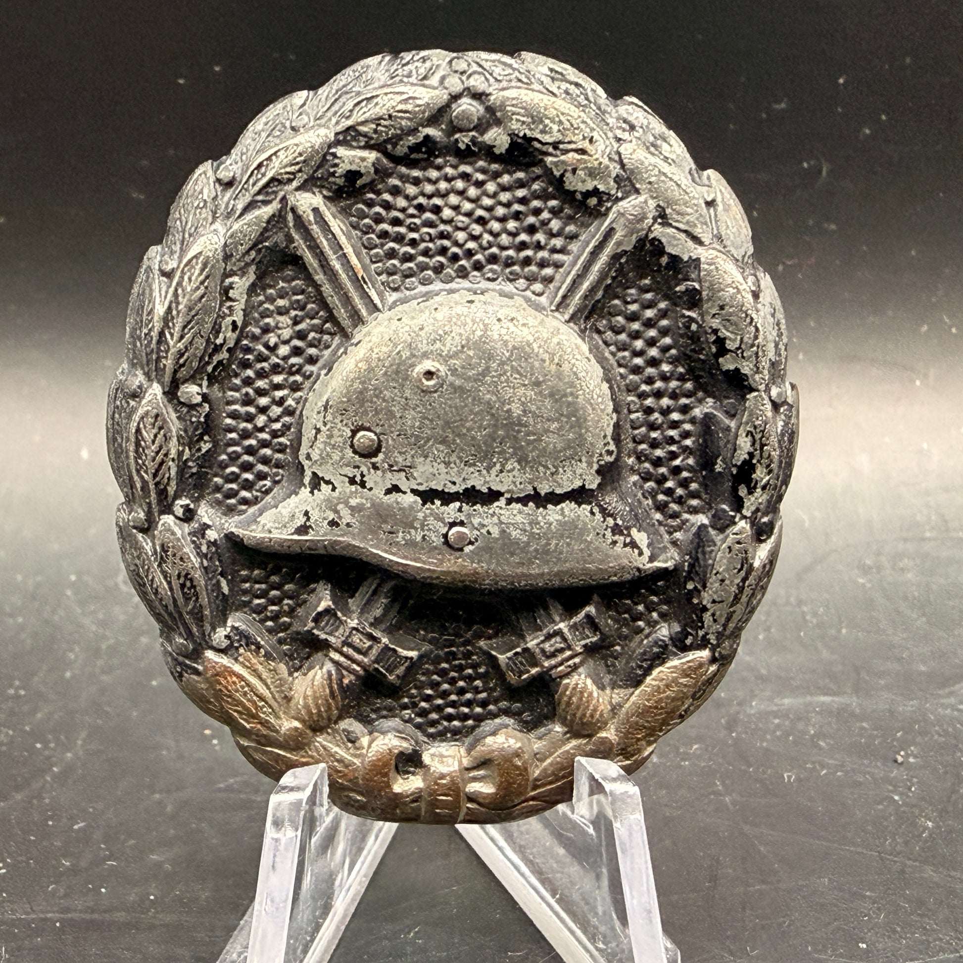 WW2 original artifact – WW1 Verwundeten Abzeichen (VWA) Schwarz – AxisArtifacts
