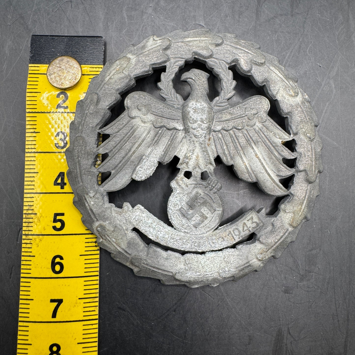 WW2 original artifact – BIG! Standschützenverband Tirol Vorarlberg Abzeichen Meisterschütze – interior page