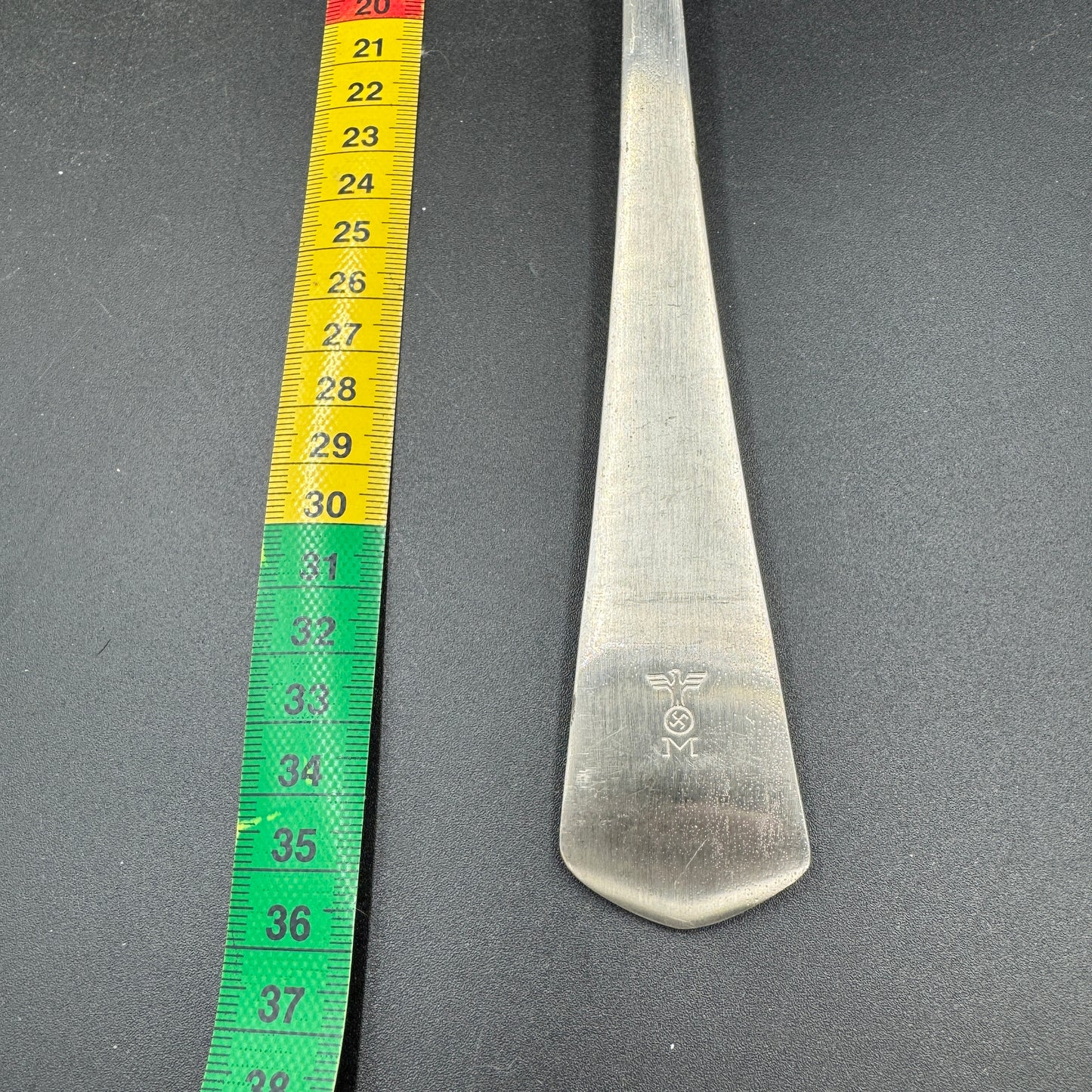 WW2 original artifact – RARE!! Reichsmarine soup serving spoon 36cm – interior page