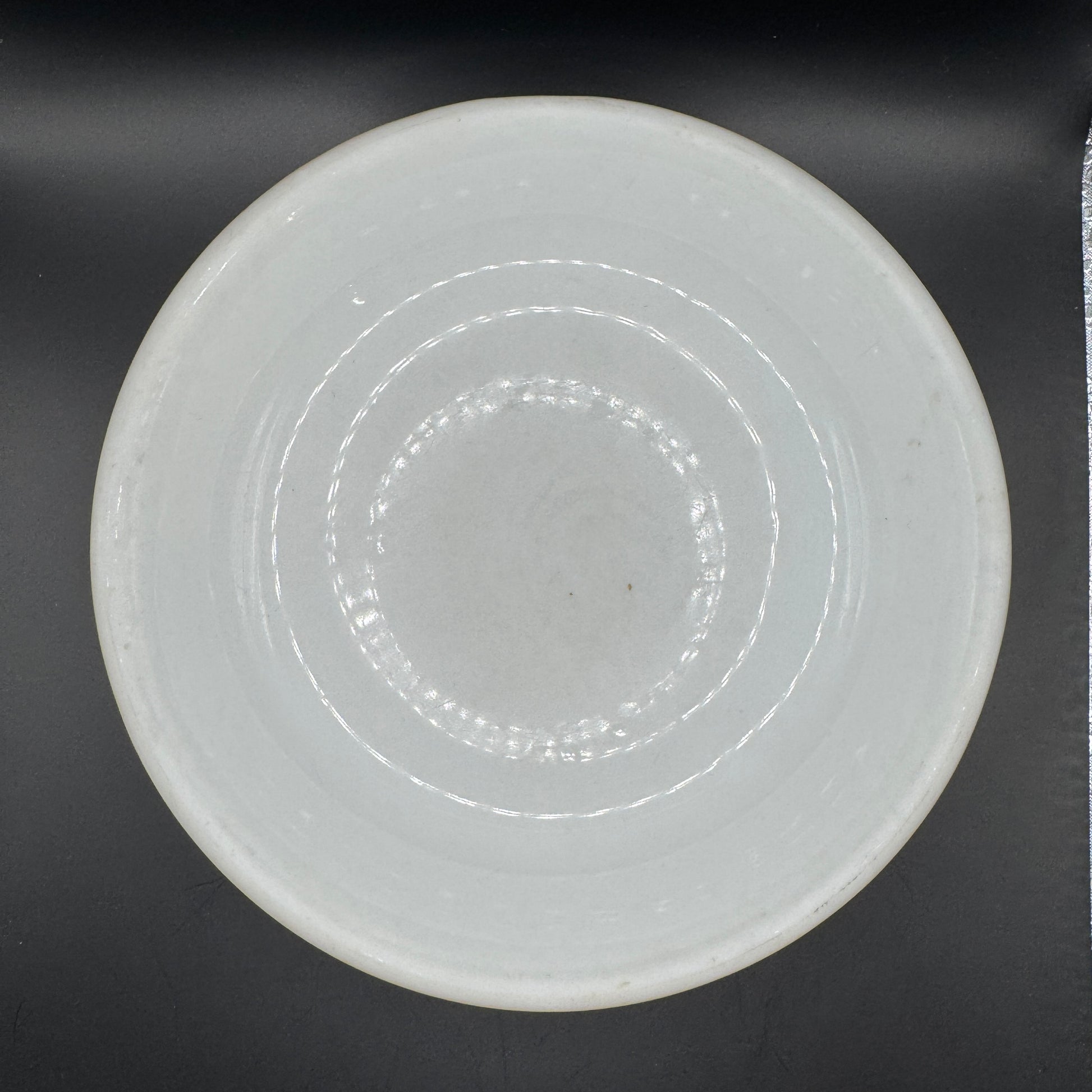 WW2 original artifact – WW2 German Luftwaffe Inventory Soup Bowl FI U.V. 1940 – interior detail