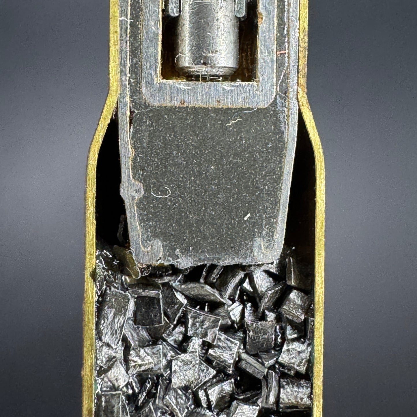 WW2 original artifact – K98 German B patrone, explosive cup which sets off phosphorous – interior page