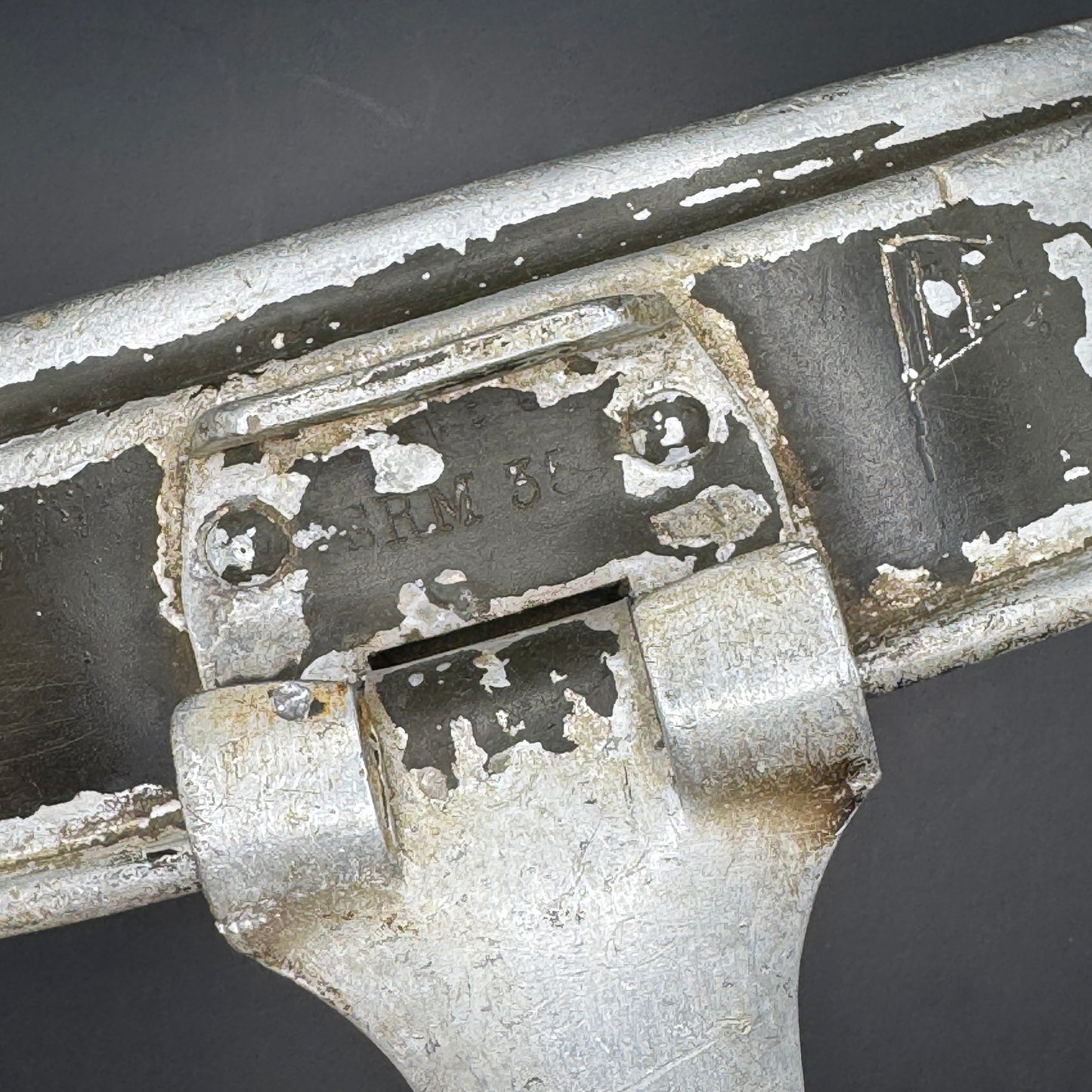 WW2 original artifact – German Wehrmacht Kochgeschirr M31 Aluminium M31 SRM 35 – interior page