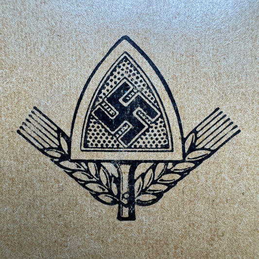 WW2 original artifact – Handbuch der Arbeitstechnik 1937 – interior detail