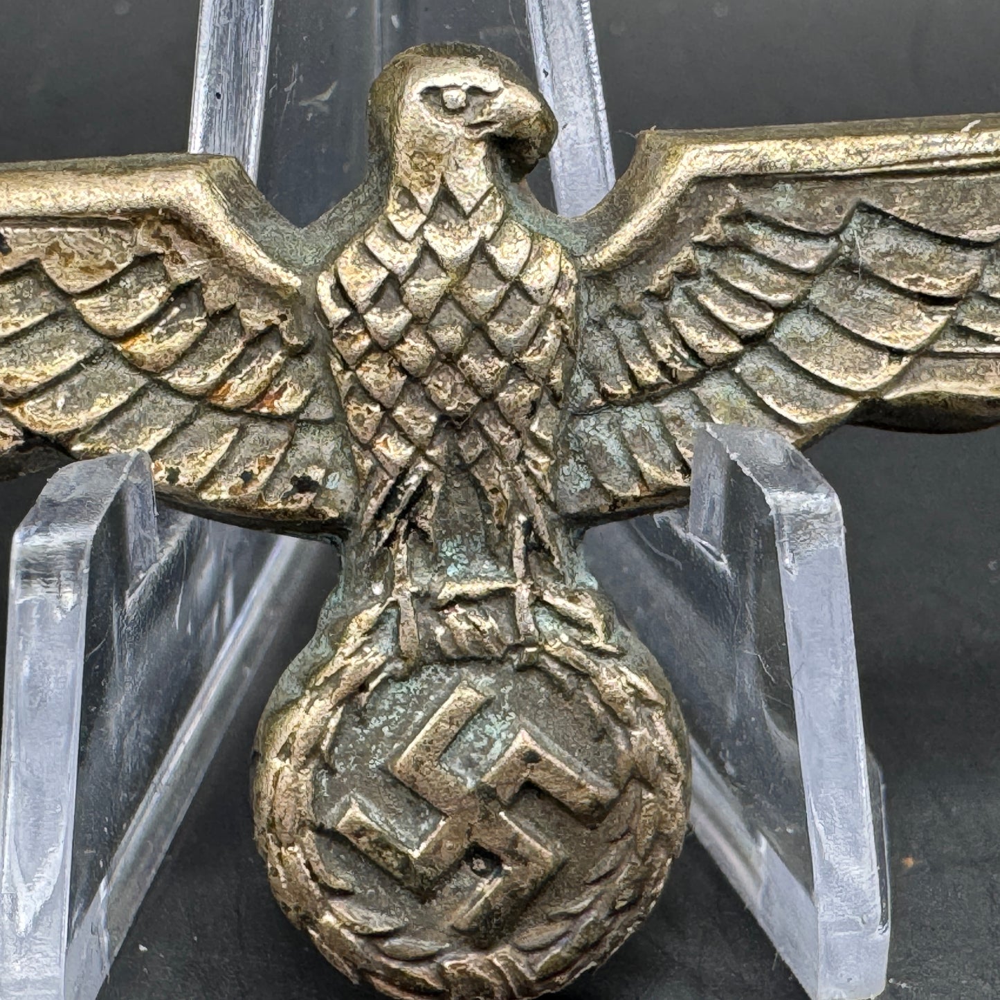 WW2 original artifact – Kriegsmarine Cap Eagle – interior detail
