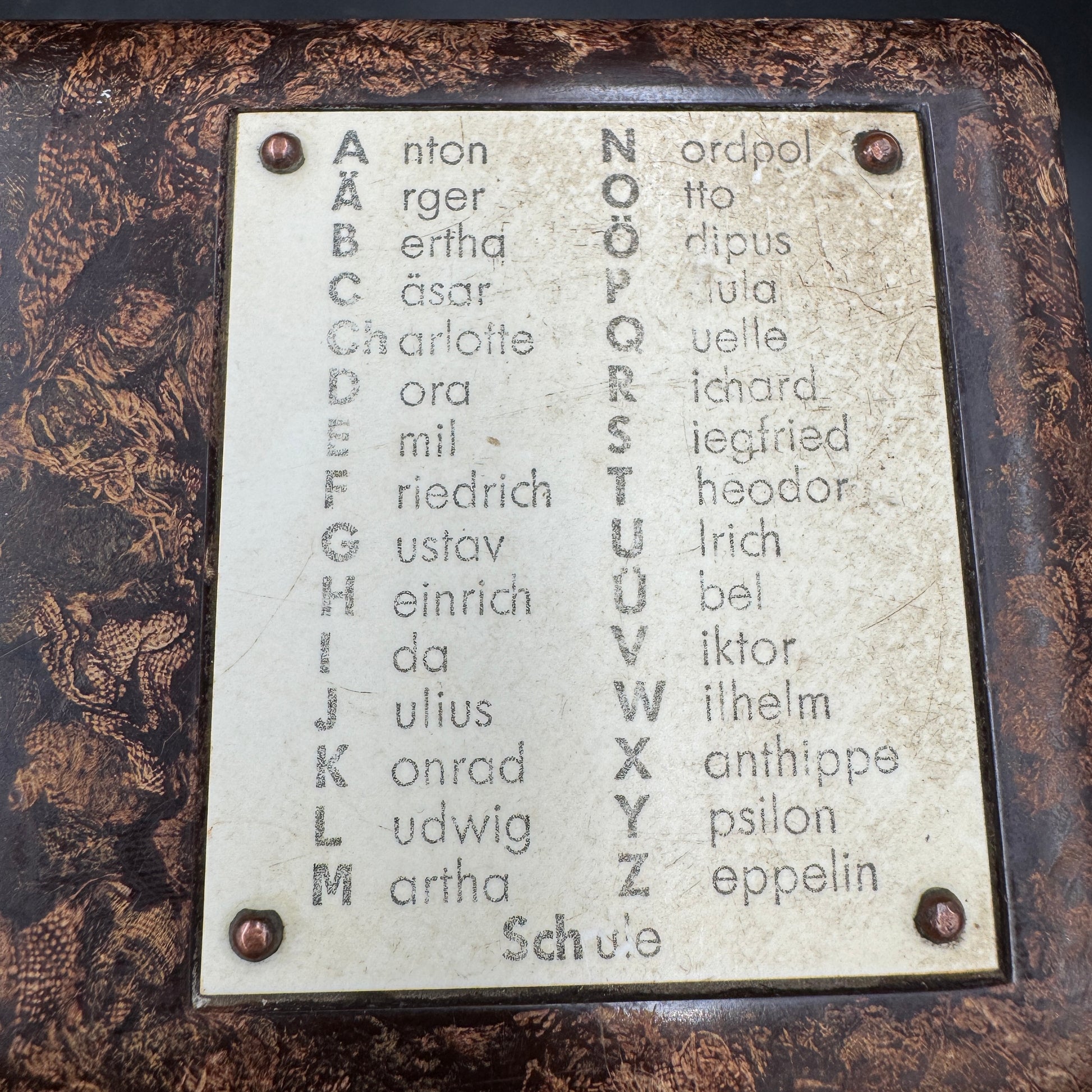 WW2 original artifact – German Field Telephone (FF33) by DTW – interior detail