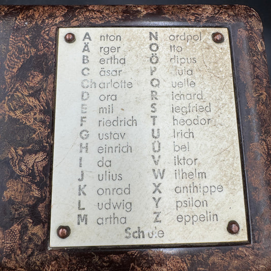 WW2 original artifact – German Field Telephone (FF33) by DTW – interior detail