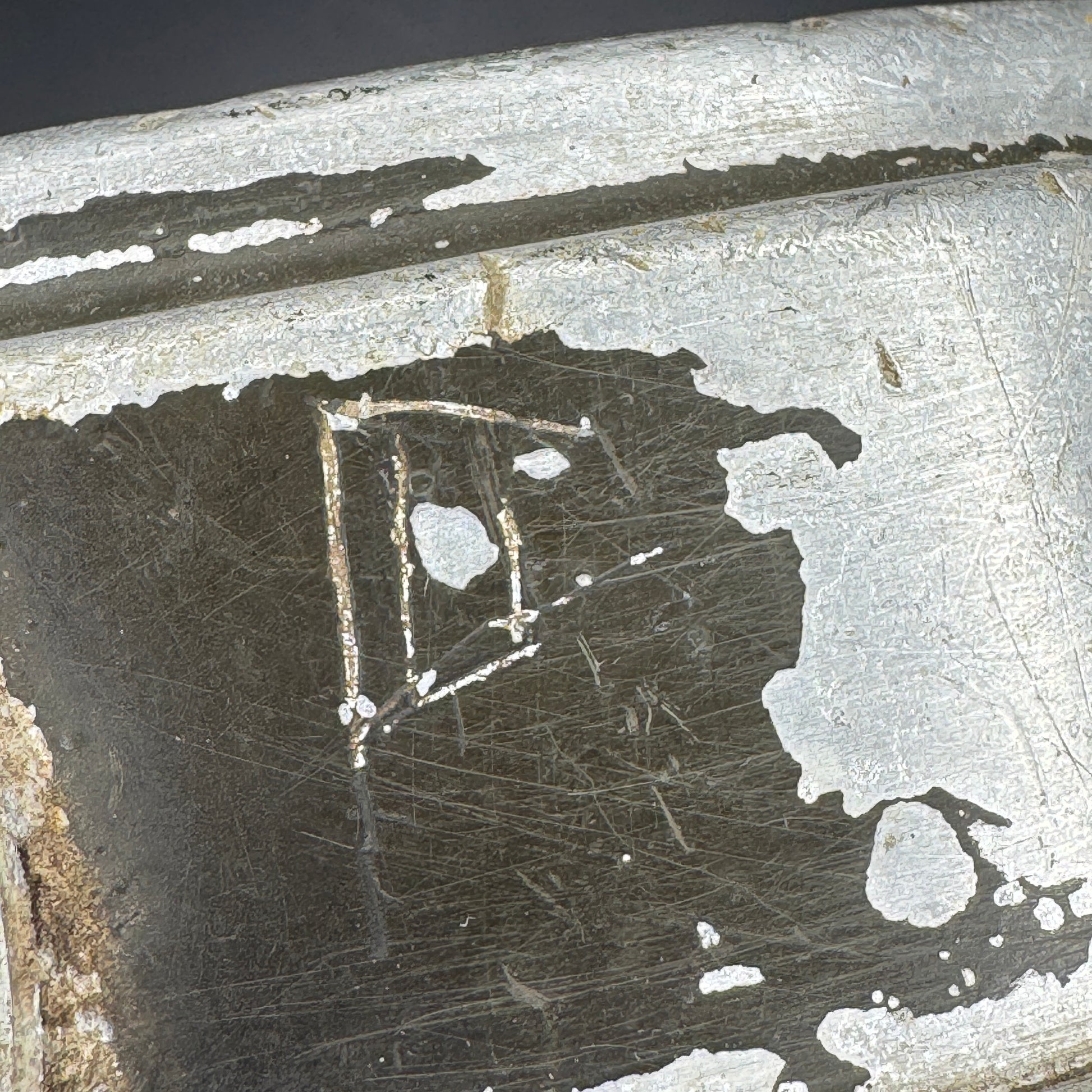 WW2 original artifact – German Wehrmacht Kochgeschirr M31 Aluminium M31 SRM 35 – interior title page