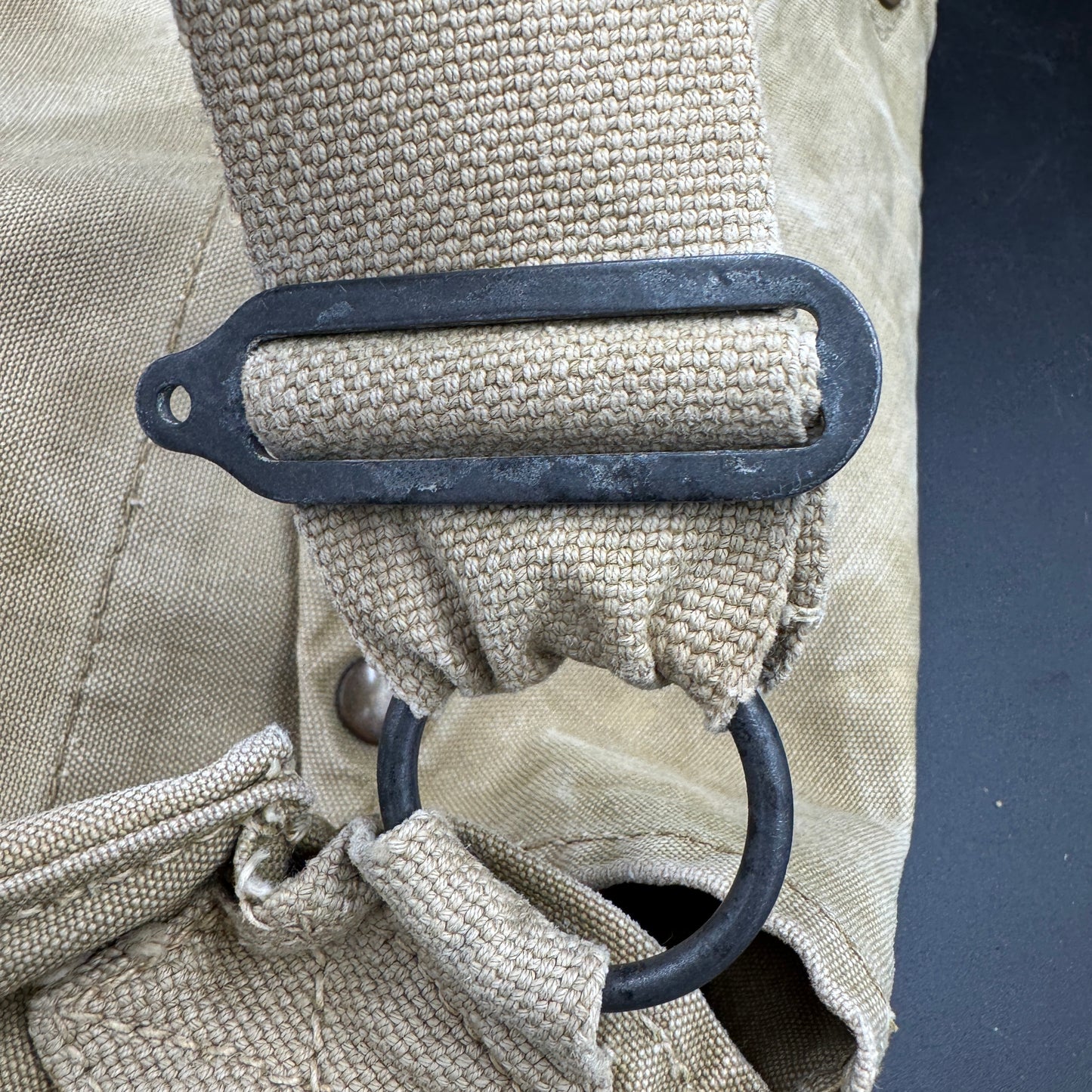 WW2 original artifact – British gas mask 1943 – interior page